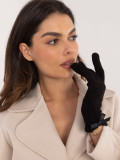 Mănuși negre elegante cu căptușeală caldă