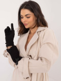 Mănuși negre elegante cu căptușeală caldă