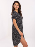 Rochie neagră cu buline