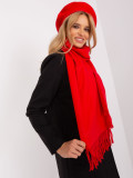 Șal lățit roșu elegant