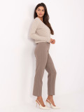 Pantaloni eleganți bej