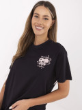 Tricou gri stilat cu imprimeu
