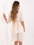 Compleu elegant în bej deschis
