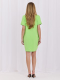 Rochie de vară verde deschis cu buzunare