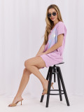 Rochie de vară lila deschis cu buzunare