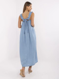 Rochie maxi albastră oversize