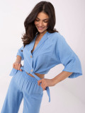 Compleu elegant albastru