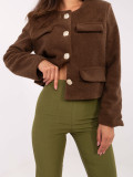 Pantaloni eleganți în culoare măslinie