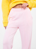 Pantaloni de trening roz largi
