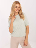Pulover elegant de culoare pistachio