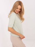 Pulover elegant de culoare pistachio