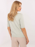 Pulover elegant de culoare pistachio