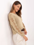 Pulover elegant auriu