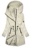 Geacă de tranziție pentru damă cu glugă - Ecru