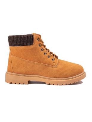 Botine dama din piele naturala Shelovet bej