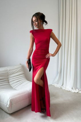 Rochie maxi roșie Aurelia
