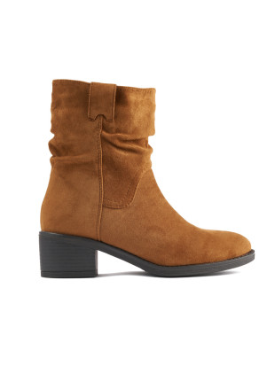 Botine cowboy maro