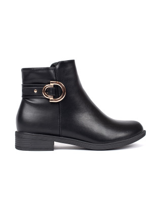 Botine negre clasice pentru femei
