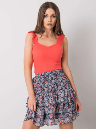 Top din bumbac corai