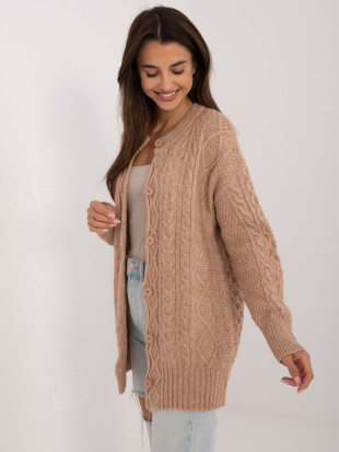 Pulover confortabil în culoarea camel
