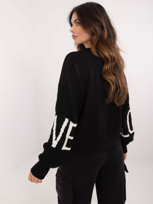 Hanorac negru elegant