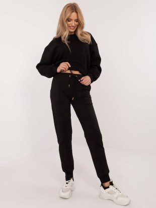 Pantaloni sportivi negri eleganți