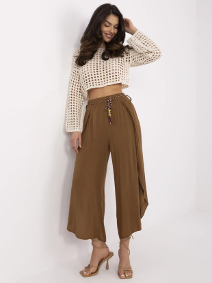 Pantaloni palazzo bej