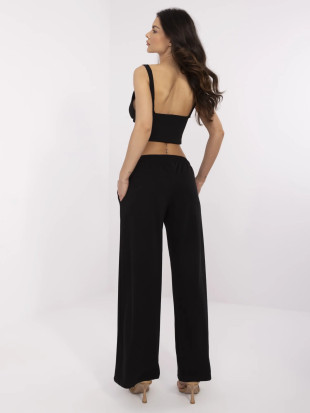Pantaloni sportivi negri eleganți