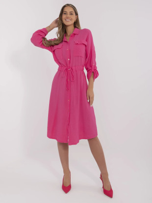 Rochie midi elegantă cu mâneci lungi