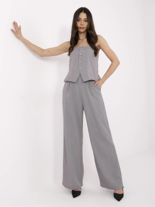 Compleu elegant în culoare gri