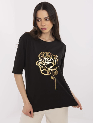Bluză neagră elegantă
