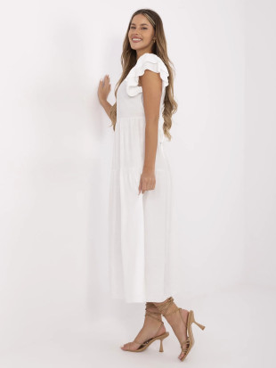 Rochie midi elegantă cu volane