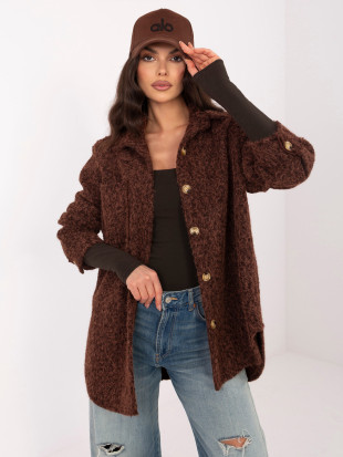 Geacă de tranziție damă, maro închis