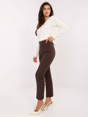 Pantaloni eleganți maro