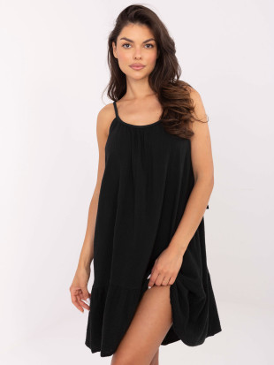 Rochie de vară evazată în negru