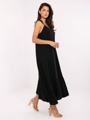 Rochie de vară evazată în negru