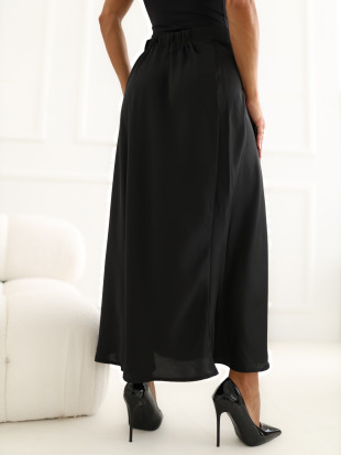 Fustă midi elegantă neagră