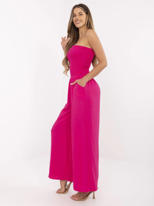 Salopetă fucsia elegantă