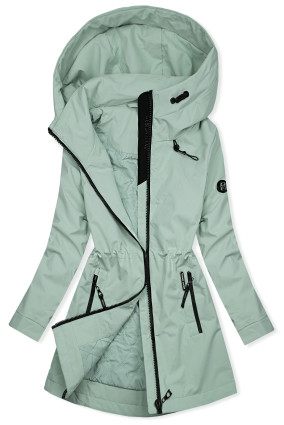 Parka de tranziție pentru damă cu glugă – Mentă